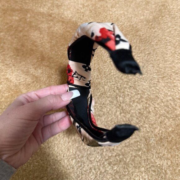 Floral Monogram Knot Headband - Picture 9 of 11